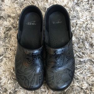 Dansko Professional Tooled leather clog
